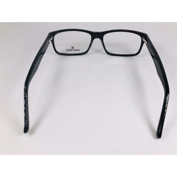 New Wide Guyz Black FRANKIE Eyeglasses 58mm for The Stylish Large Man - Picture 9 of 12